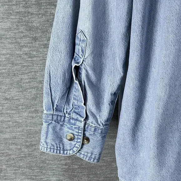 Competitors View Mens L Dale Jarrett #88 NASCAR Vintage Denim Shirt 100% Cotton - Picture 8 of 16